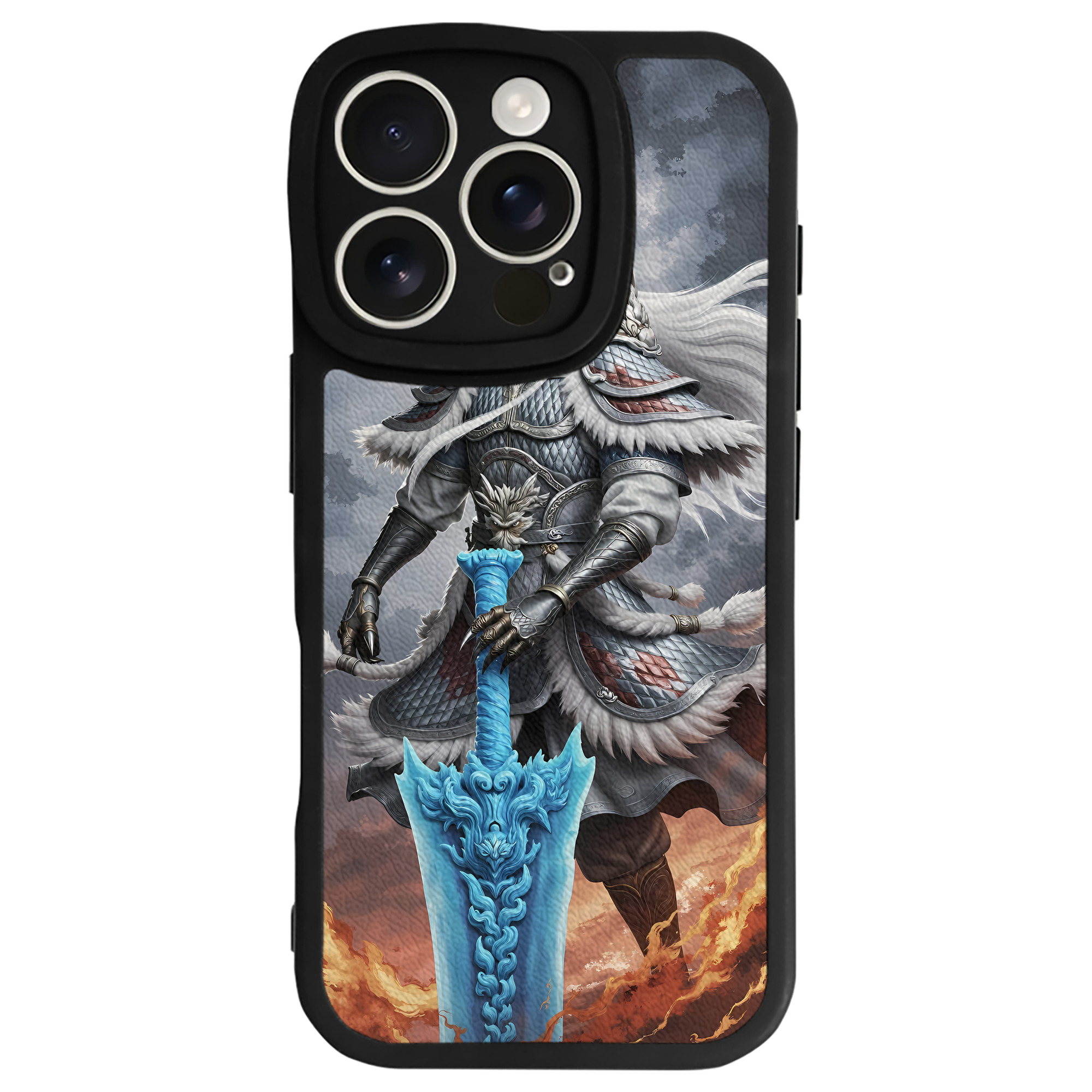 （画像用） Ne Zha 2 ナタ 魔童の大暴れ 【iPhone 16シリーズ対応】シリコンスマホケース（レザー調） 材質：シリコン